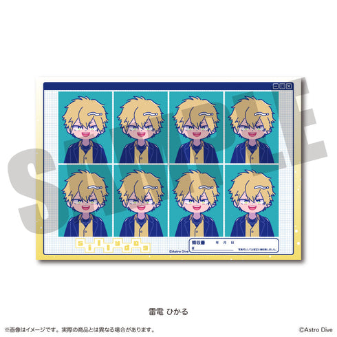 『Astro Dive』証明写真風ステッカー にゅーとろ 第2弾 E 雷電ひかる