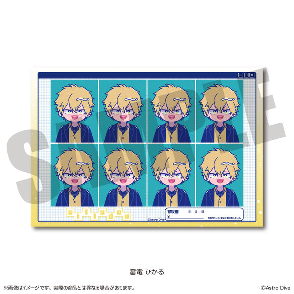 『Astro Dive』証明写真風ステッカー にゅーとろ 第2弾 E 雷電ひかる