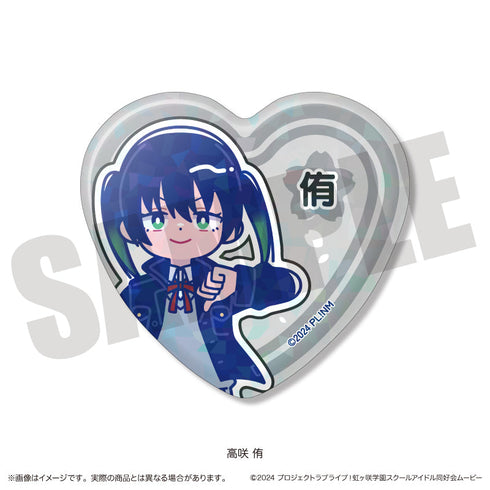 『ラブライブ!虹ヶ咲学園スクールアイドル同好会』にゅーとろ 第二弾 ハート型缶バッジ【BOX】