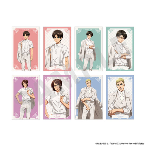 『進撃の巨人』ホワイトコーデシリーズ トレーディングカード(全8種)【BOX】