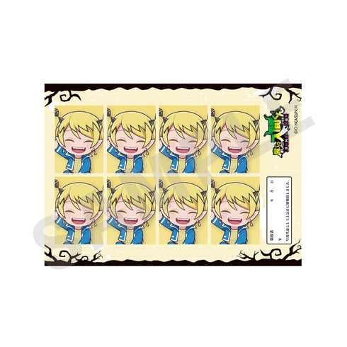 『魔入りました!入間くん』証明写真風ステッカー シャックス・リード