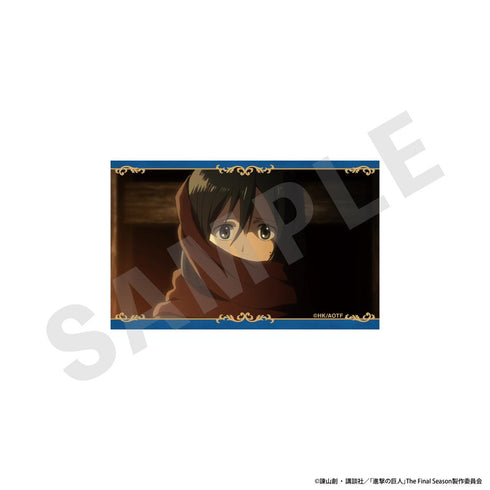 『進撃の巨人』ビジュアルカード3枚セットA(ミカサ)