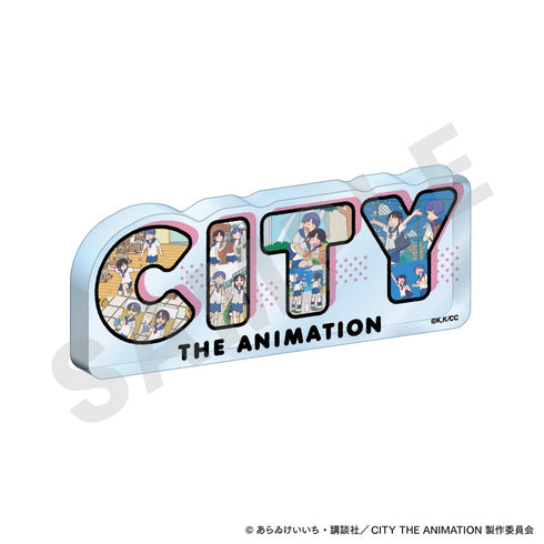 『CITY THE ANIMATION』〜favorite series〜 「CITY」アクリルプレート (雨飾えり&真壁まつり)