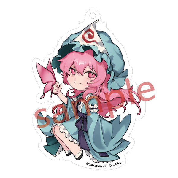 『東方Project』西行寺幽々子 ノチ アクリルキーホルダー