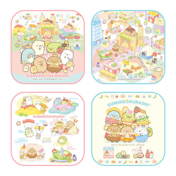 『すみっコぐらし』ようこそ!たべもの王国 ミニタオル 8個入りBOX