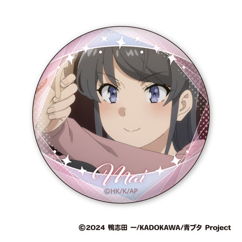 『青春ブタ野郎はサンタクロースの夢を見ない』麻衣 顔コレ缶バッジ【BOX】