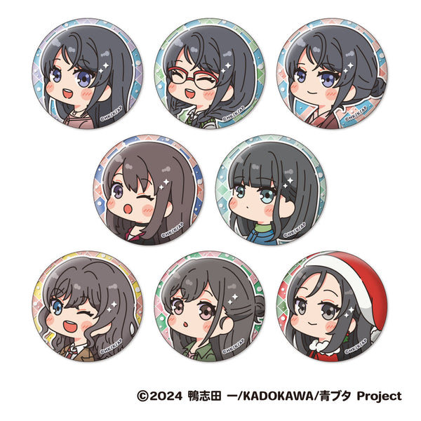 『青春ブタ野郎はサンタクロースの夢を見ない』むにきゃらバッジ【BOX】