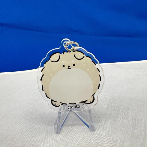 『ゆるほわポメラニアン』アクリルキーホルダー4