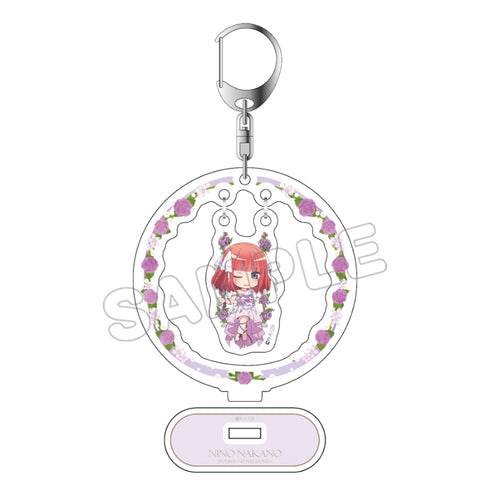 『五等分の花嫁∽』台座付きデフォルメアクリルキーホルダー 中野二乃