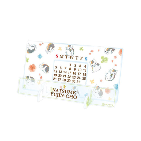 『夏目友人帳』ニャンコ先生 Ani-Art 第3弾 卓上アクリル万年カレンダー【202602再販】