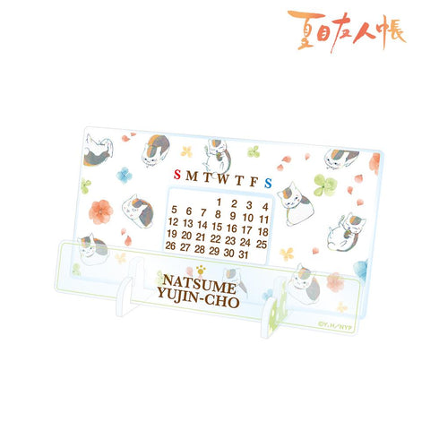 『夏目友人帳』ニャンコ先生 Ani-Art 第3弾 卓上アクリル万年カレンダー【202602再販】