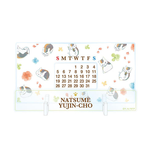 『夏目友人帳』ニャンコ先生 Ani-Art 第3弾 卓上アクリル万年カレンダー【202602再販】
