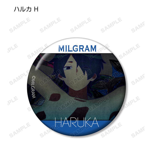 『MILGRAM -ミルグラム-』トレーディング MV 缶バッジ ハルカ『弱肉共食』(単位/BOX)【202601再販】