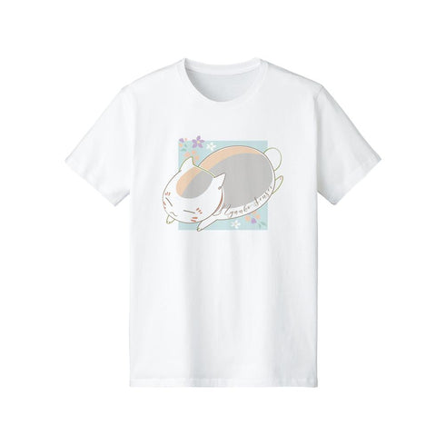 『夏目友人帳』ニャンコ先生 lette-graph Tシャツ 緑メンズ【202602再販】