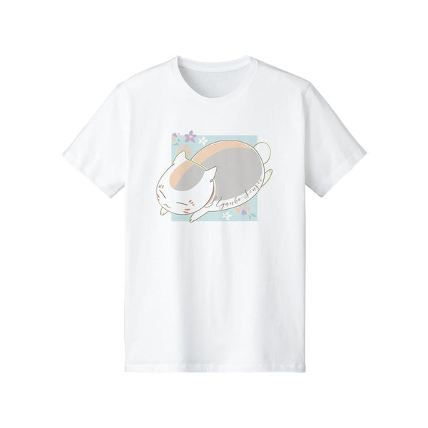 『夏目友人帳』ニャンコ先生 lette-graph Tシャツ 緑レディース【202602再販】