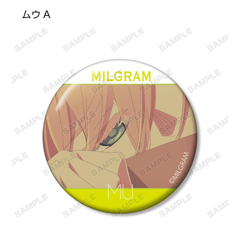 『MILGRAM -ミルグラム-』トレーディング MV 缶バッジ ムウ 『アフターペイン』(単位/BOX)【202601再販】