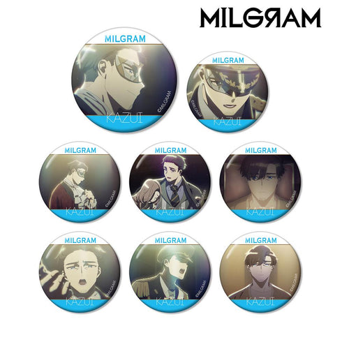 『MILGRAM -ミルグラム-』トレーディング MV 缶バッジ カズイ『half』(単位/BOX)【202601再販】