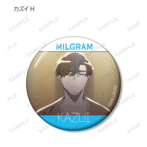『MILGRAM -ミルグラム-』トレーディング MV 缶バッジ カズイ『half』(単位/BOX)【202601再販】