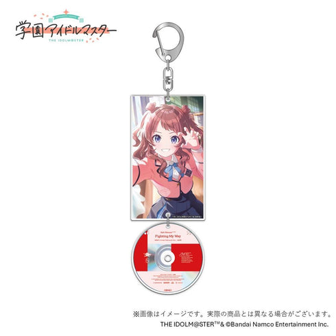 『学園アイドルマスター』初星学園レトロコレクション公式8cmCD風アクリルキーホルダー【花海咲季】