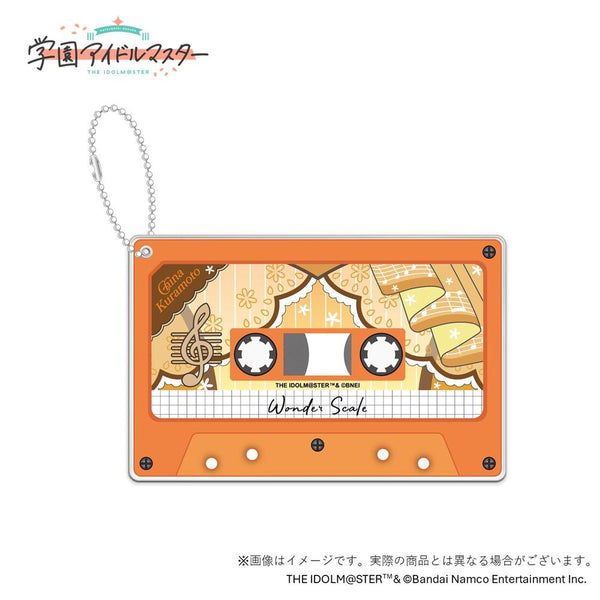『学園アイドルマスター』初星学園レトロコレクション公式カセットテープ風アクリルキーホルダー【倉本千奈】