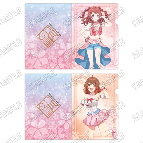 『学園アイドルマスター』描き下ろしクリアファイルセット【サクライロver.】A