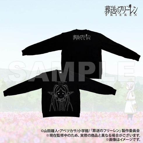 『葬送のフリーレン』AMICIS しょんぼり顔スウェット Black XLサイズ