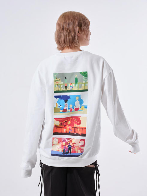 『SPY×FAMILY|AMICIS』家族の日常 スウェット White Lサイズ