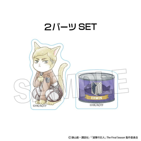 『進撃の巨人』調査兵にゃん 積み積みブロック ミニ エルヴィン