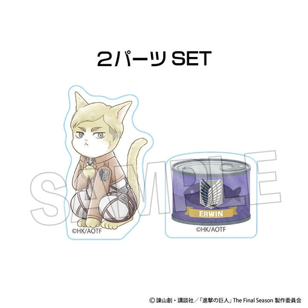 『進撃の巨人』調査兵にゃん 積み積みブロック ミニ エルヴィン