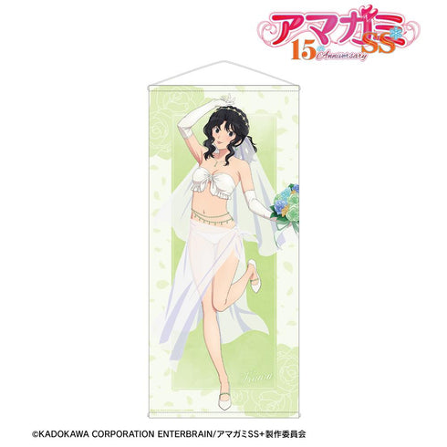 『アマガミSS+plus』描き下ろし 棚町 薫 ウェディング水着ver. ほぼ等身大タペストリー【202602再販】