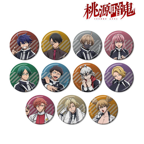 『桃源暗鬼』トレーディングメタリック缶バッジ(単位/BOX)