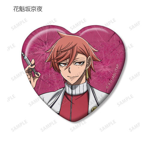 『桃源暗鬼』トレーディングハート型缶バッジ(単位/BOX)【202601再販】