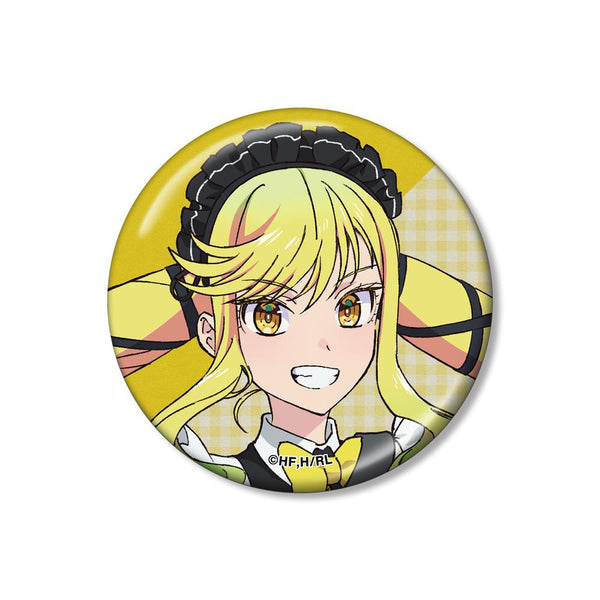 『ロックは淑女の嗜みでして』描き下ろし 鈴ノ宮りりさ メイドver. メタリック缶バッジ