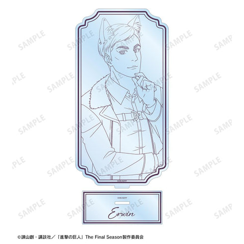 『進撃の巨人』描き下ろし エルヴィン 狼男・線画ver. BIGアクリルスタンド