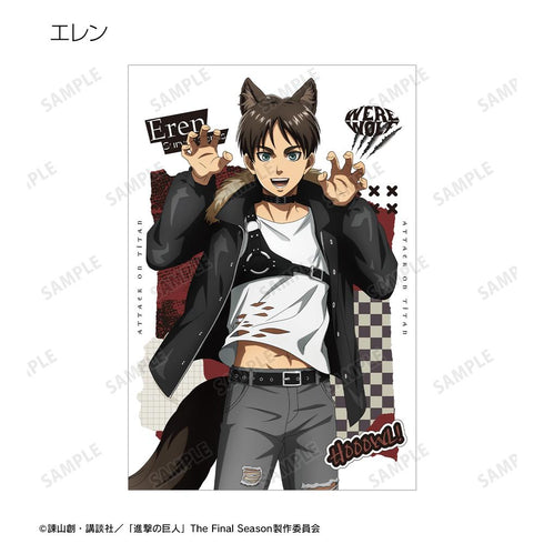 『進撃の巨人』描き下ろし 狼男ver. ポストカード5枚セット