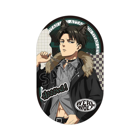 『進撃の巨人』描き下ろし リヴァイ 狼男ver. ダイカットステッカー