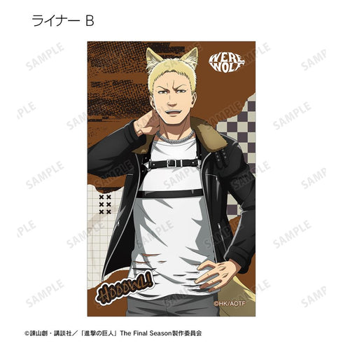 『進撃の巨人』描き下ろし 狼男ver. トレーディングコンパクトクリアカード(単位/BOX)