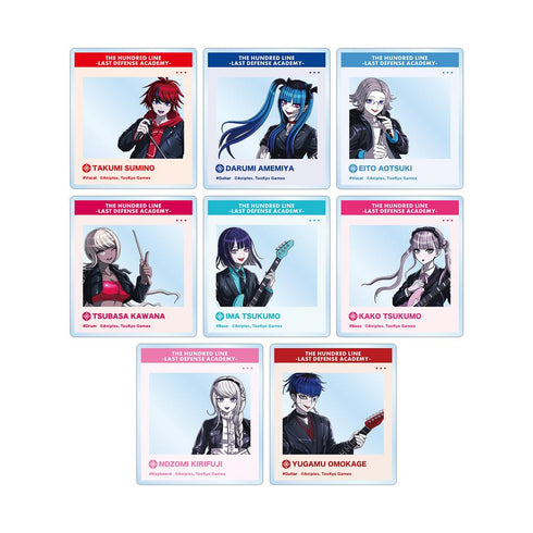 『HUNDRED LINE -最終防衛学園-』描き下ろし ロックバンドver. トレーディングアクリルカード(単位/BOX)【202602再販】