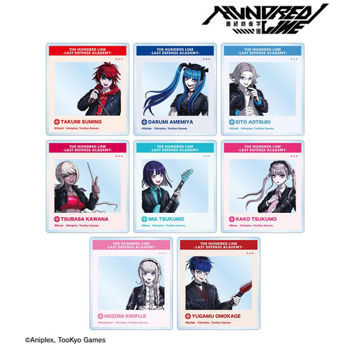 『HUNDRED LINE -最終防衛学園-』描き下ろし ロックバンドver. トレーディングアクリルカード(単位/BOX)【202602再販】