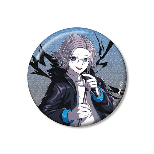 『HUNDRED LINE -最終防衛学園-』描き下ろし 蒼月衛人 ロックバンドver. 75mmグリッター缶バッジ【202602再販】