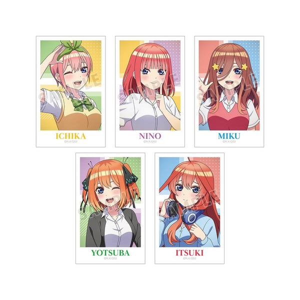 『五等分の花嫁*』描き下ろし 衣装交換ver. 第2弾 インスタントカメラ風イラストカード5枚セット