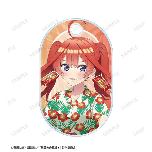 『五等分の花嫁*』描き下ろし 中野五月 アロハシャツver. 2連ワイヤーアクリルキーホルダー