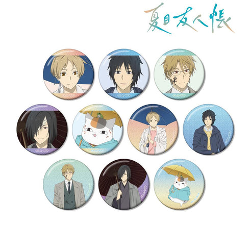 『夏目友人帳』描き下ろし 雨の日ver. トレーディンググリッター缶バッジ(単位/BOX)