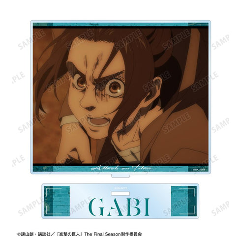 『進撃の巨人』ガビ 場面写BIGアクリルスタンド【202601再販】