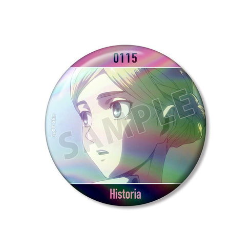 『進撃の巨人』ヒストリア 75mm場面写オーロラ缶バッジ【202601再販】