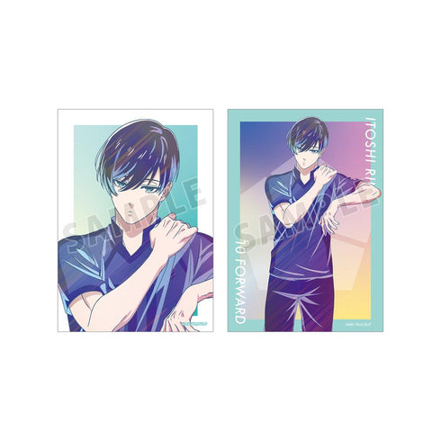 『ブルーロック』描き下ろし 糸師 凛 試合前の準備中ver. Ani-Art clear label ブロマイド2枚セット【202601再販】