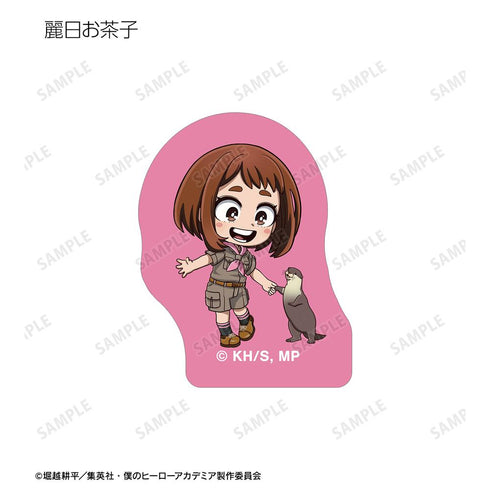 『僕のヒーローアカデミア』集合 ちびキャラ 動物とのふれあいver. フレークシール