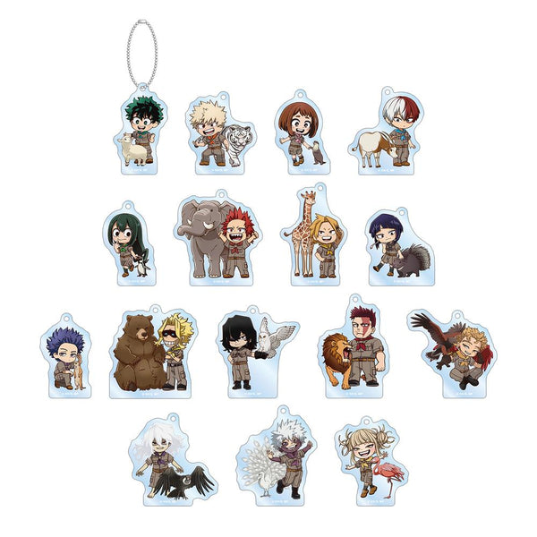 『僕のヒーローアカデミア』トレーディング ちびキャラ 動物とのふれあいver. アクリルキーホルダー(単位/BOX)