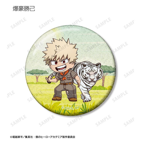 『僕のヒーローアカデミア』トレーディング ちびキャラ 動物とのふれあいver. グリッター缶バッジ(単位/BOX)