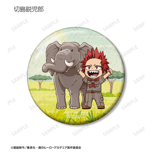 『僕のヒーローアカデミア』トレーディング ちびキャラ 動物とのふれあいver. グリッター缶バッジ(単位/BOX)